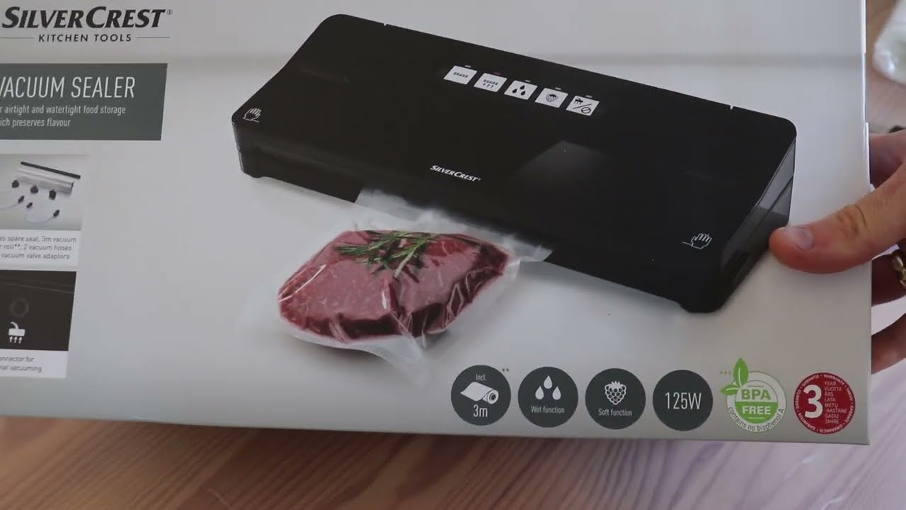 Zgrzewarka próżniowa, silvercrest kitchen, test prezentacja.