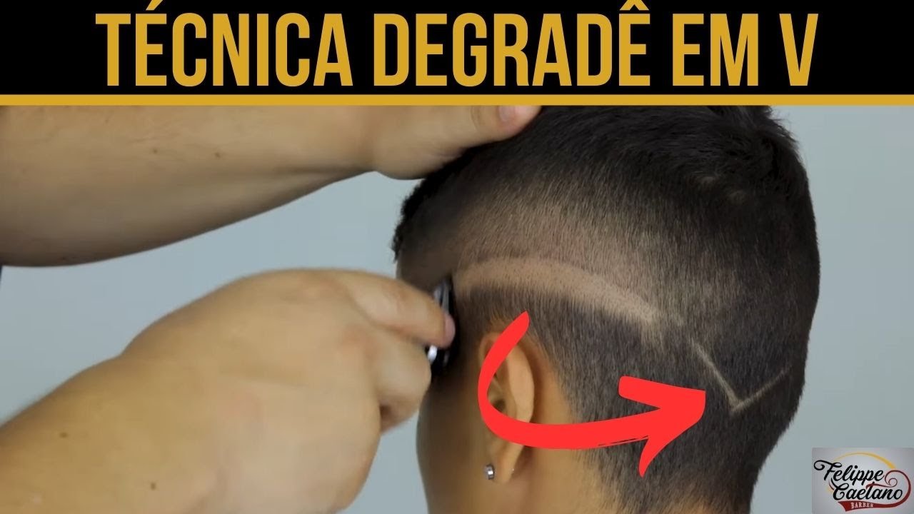 DEGRADÊ EM V -  APRENDA O PASSO A PASSO