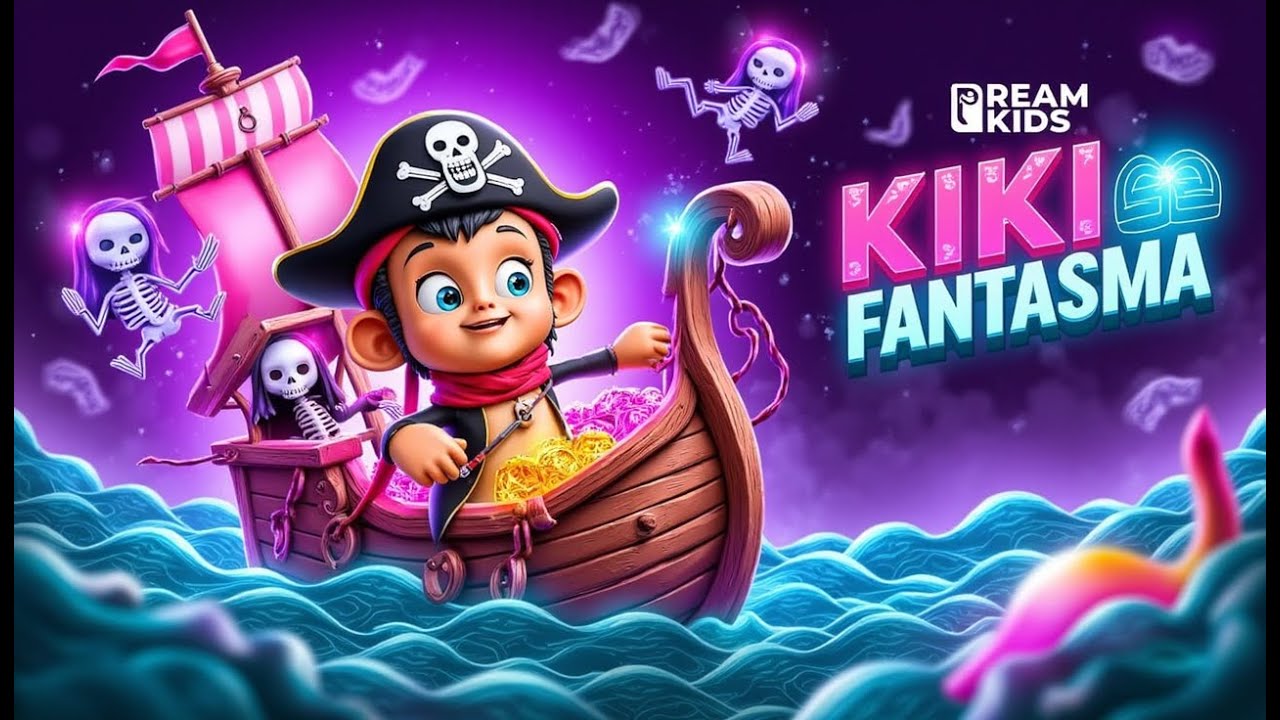 Kiki e o Navio Fantasma! 👻🚢 Aventura Mágica e Esqueletos Dançarinos @DREAM KIDS