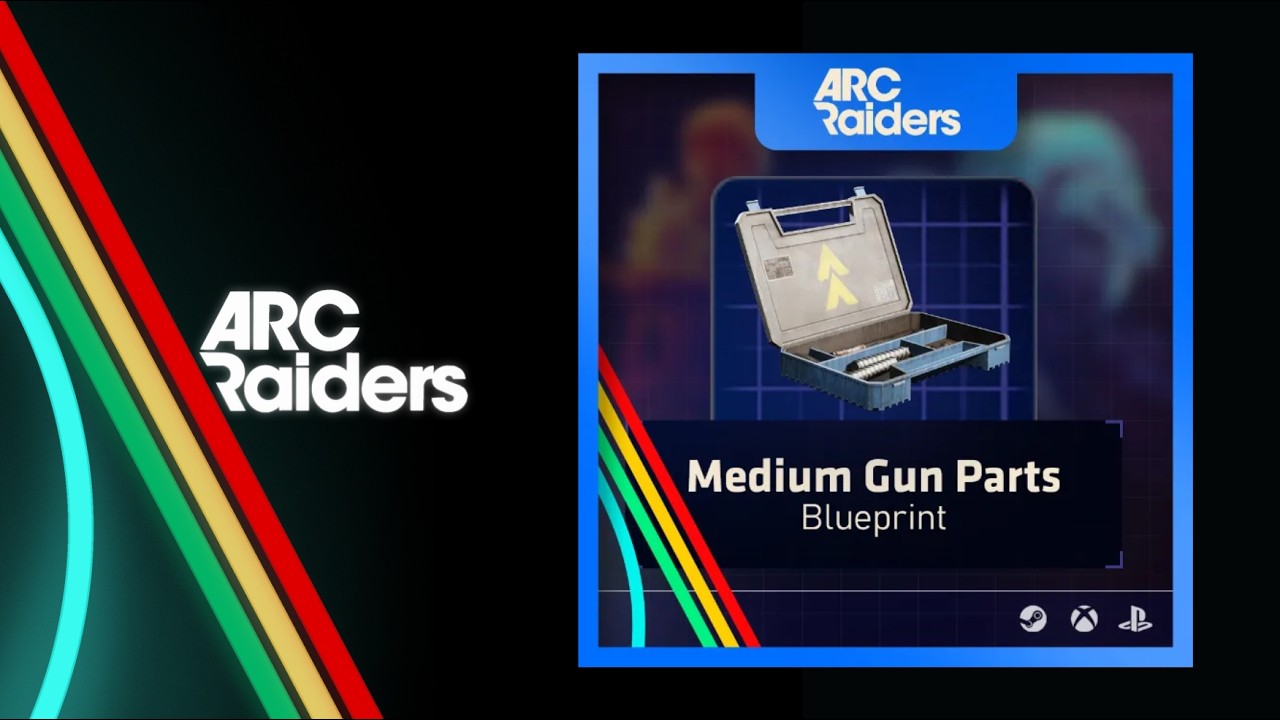 ARC Raiders Medium Gun Parts Blueprint