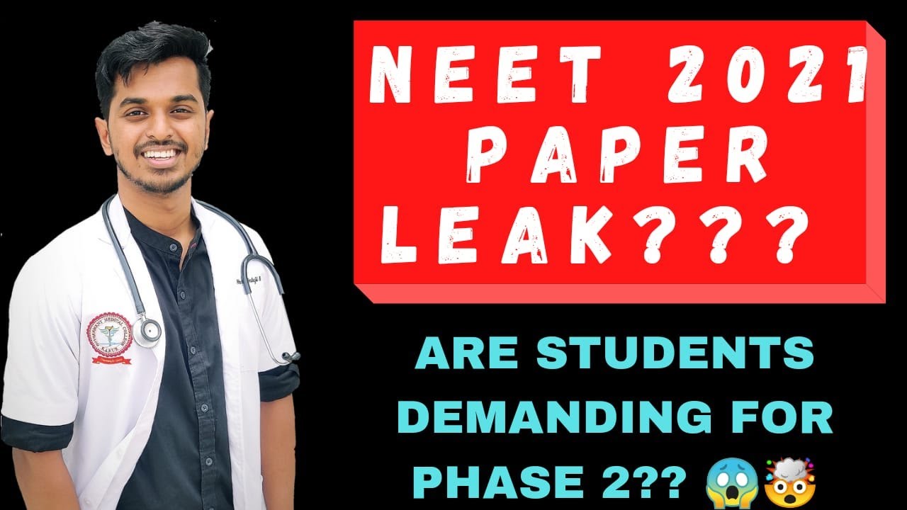 NEET 2021 Question Paper Leaked😱😱 | NEET happening again??😳😳 | Phase ll Registration📝📝