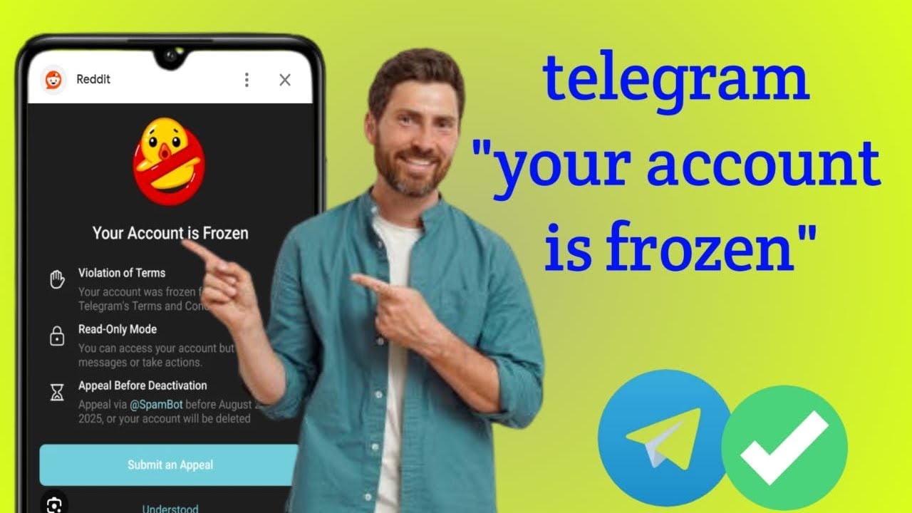 How to fix Telegram your account is frozen