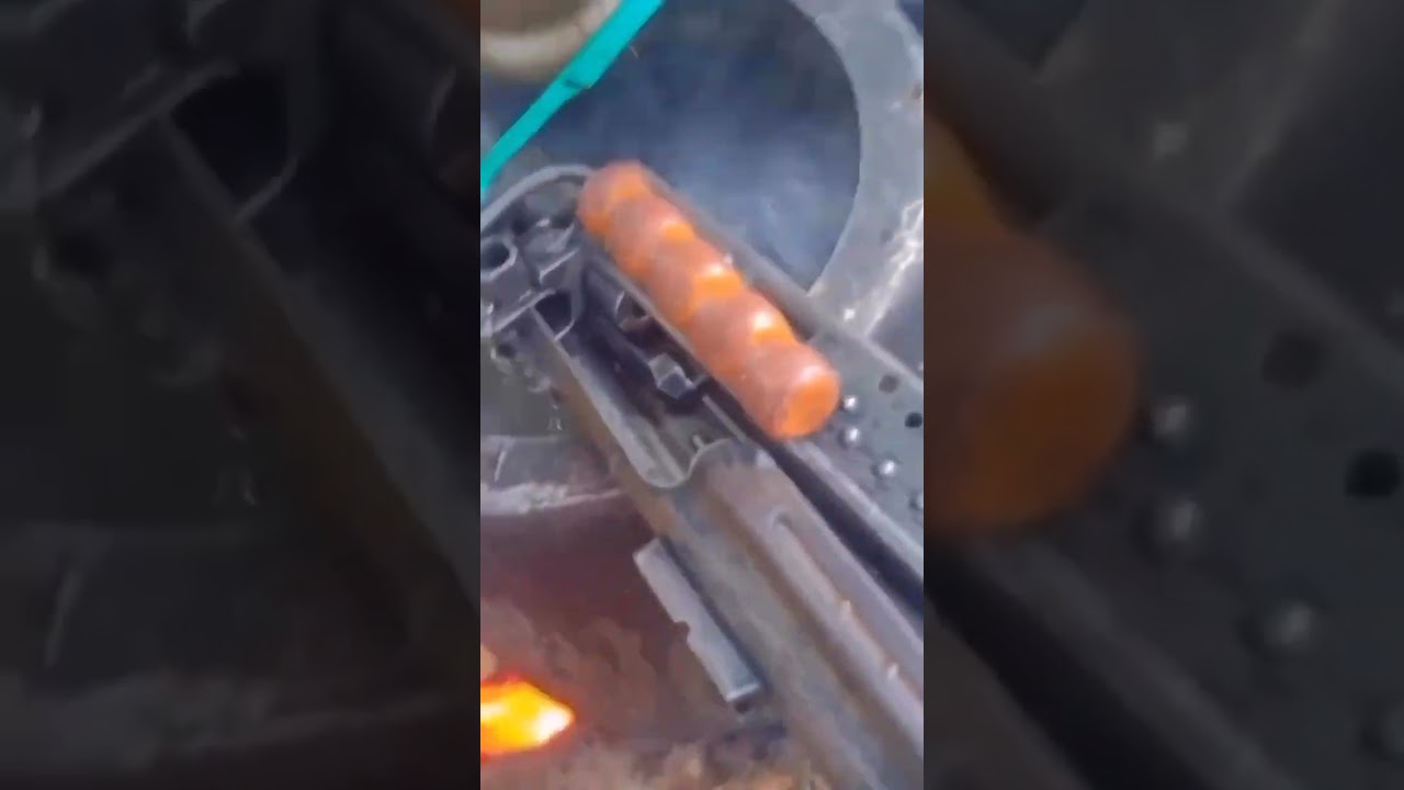 AK47 GUN / cleaning.     