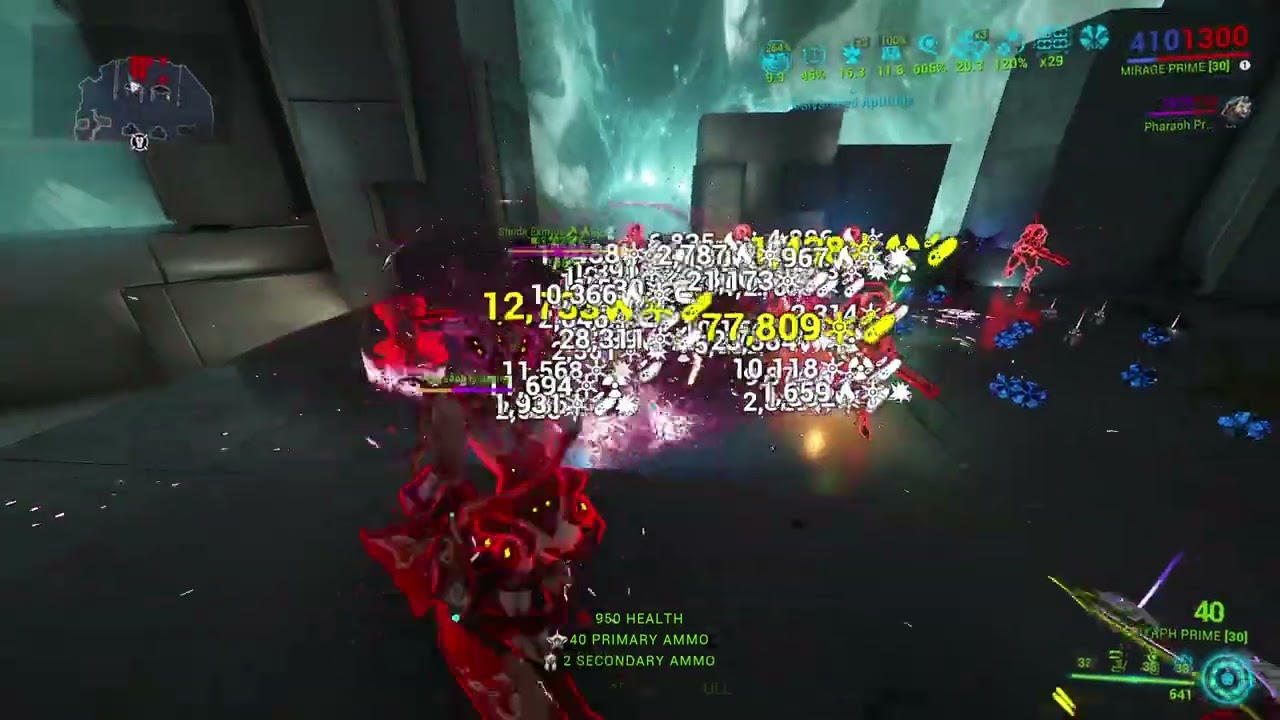 Warframe 1999 Mirage Prime Stahlta 2,147,447,296 Billion Damage