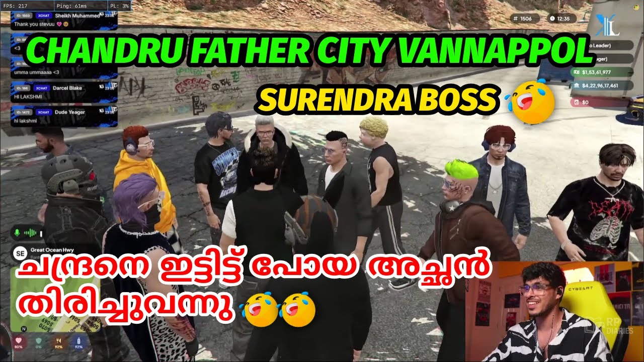 CHANDRAN'S DAD RETURN'S BACK🤣🔥| SURENDRA BOSS🔥😂| FUN RP🤣🤣