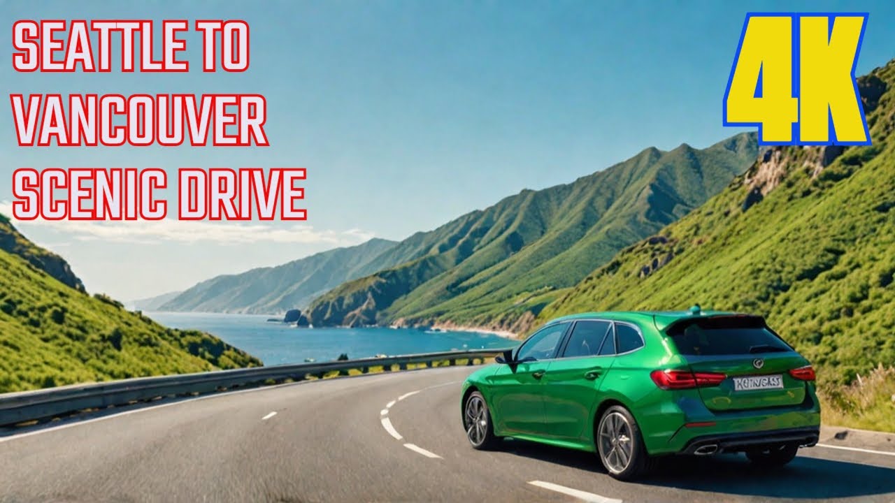 4K Scenic Driving Tour - Seattle To Vancouver
