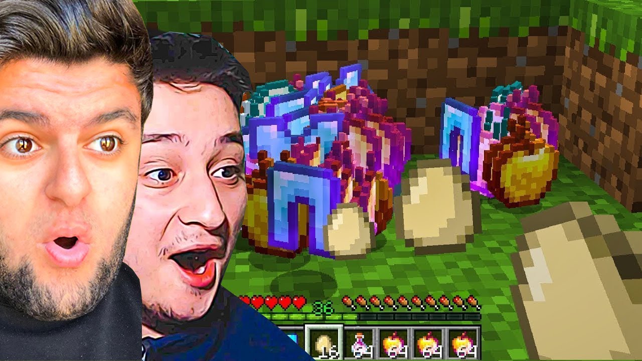 Minecraft მაგრამ კვერცხები OP ნივთებს მაძლევენ!