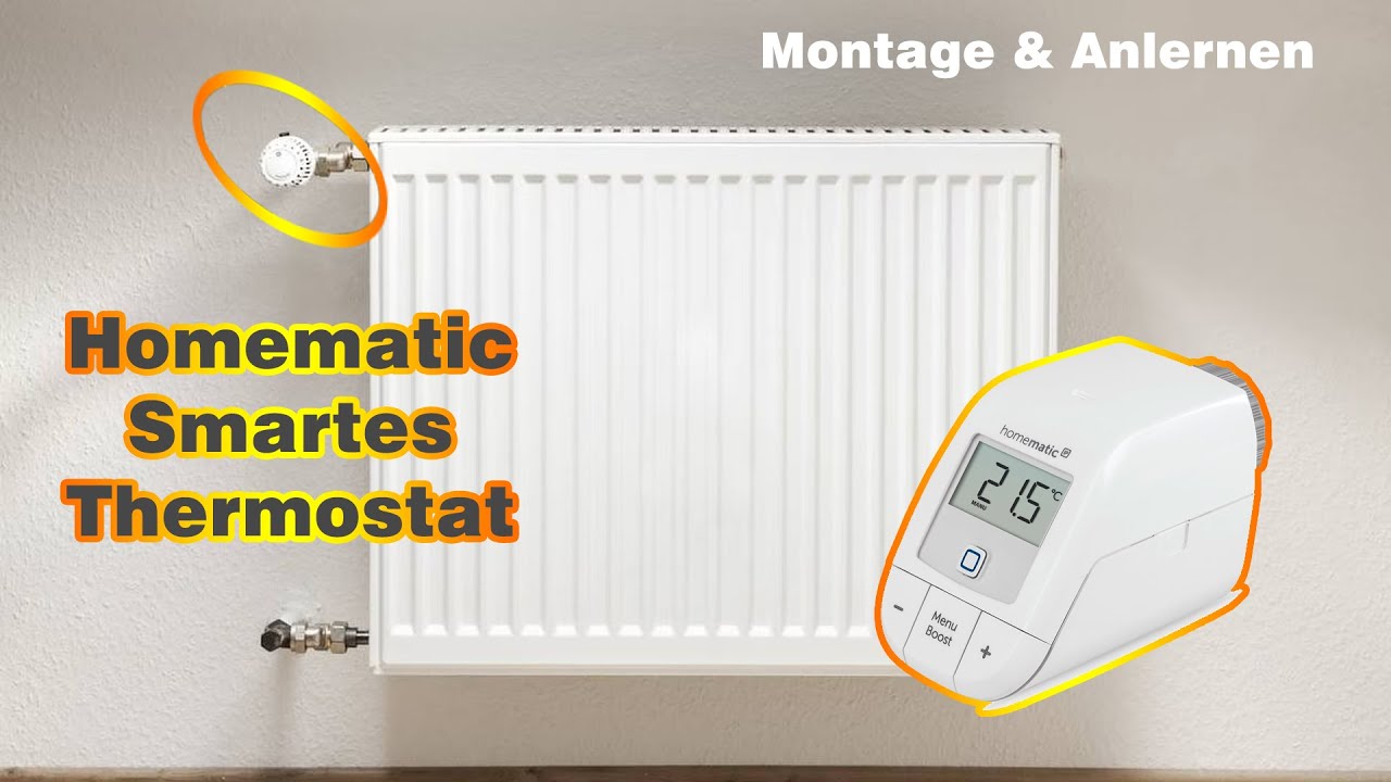 Homematic IP Heizkörperthermostat Montage - Anlernen & Einrichten - Basic Adaptieren