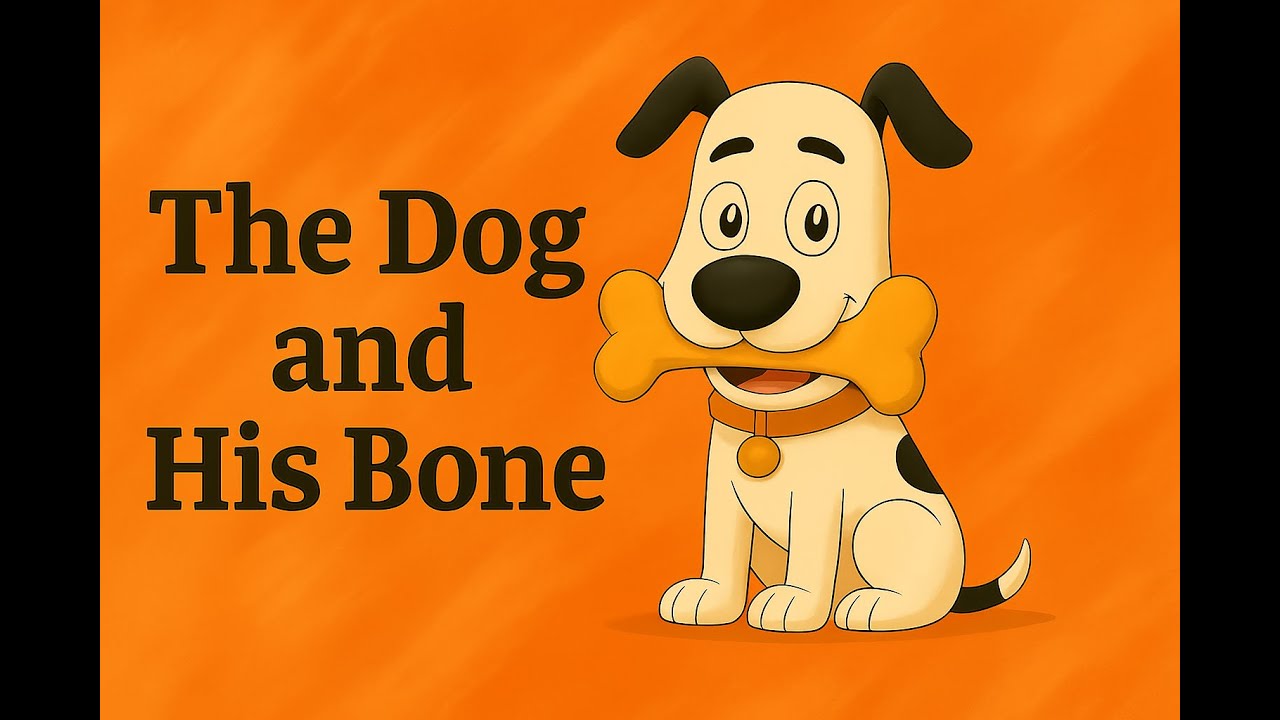 The Dog And His Bone | The Greedy Dog | Story in English | Short Story | Moral Story