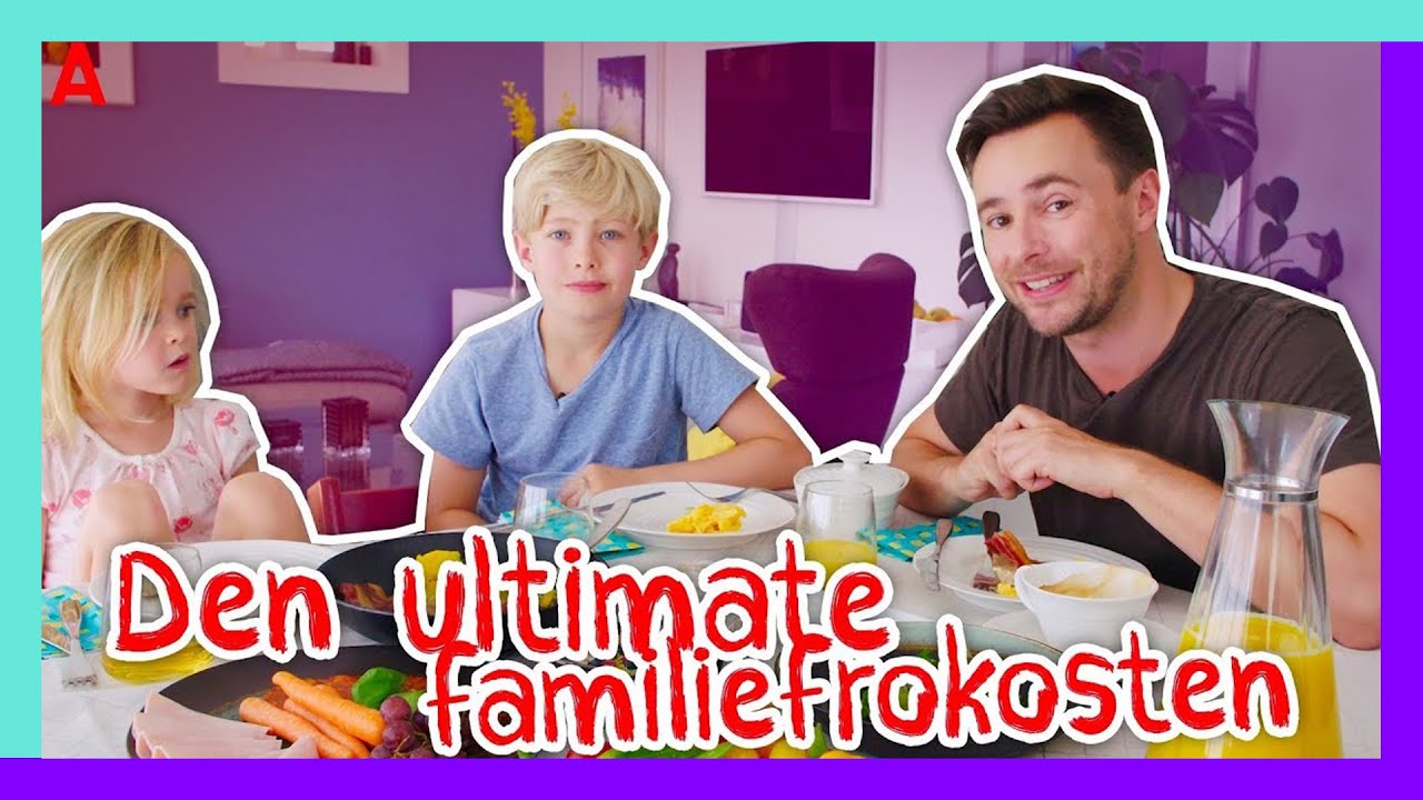 Den ULTIMATE familiefrokosten - Stian og Teo leker med maten