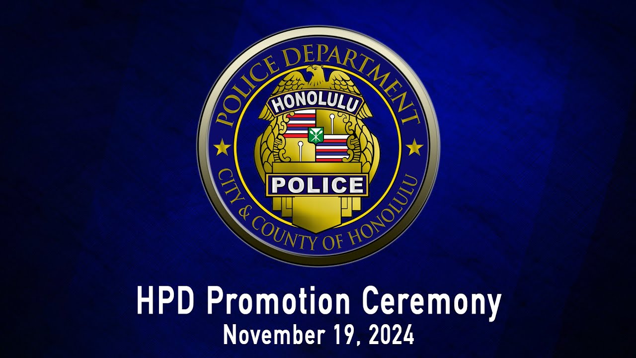 HPD Promotion Ceremony November 19, 2024
