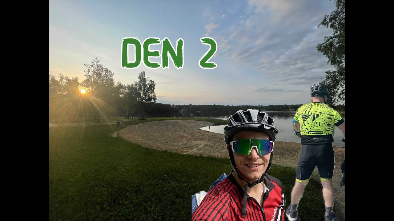 Upadnutý kus nosiče a zasloužená večerní koupačka | Biketrip 2025 | Polsko | Den 2
