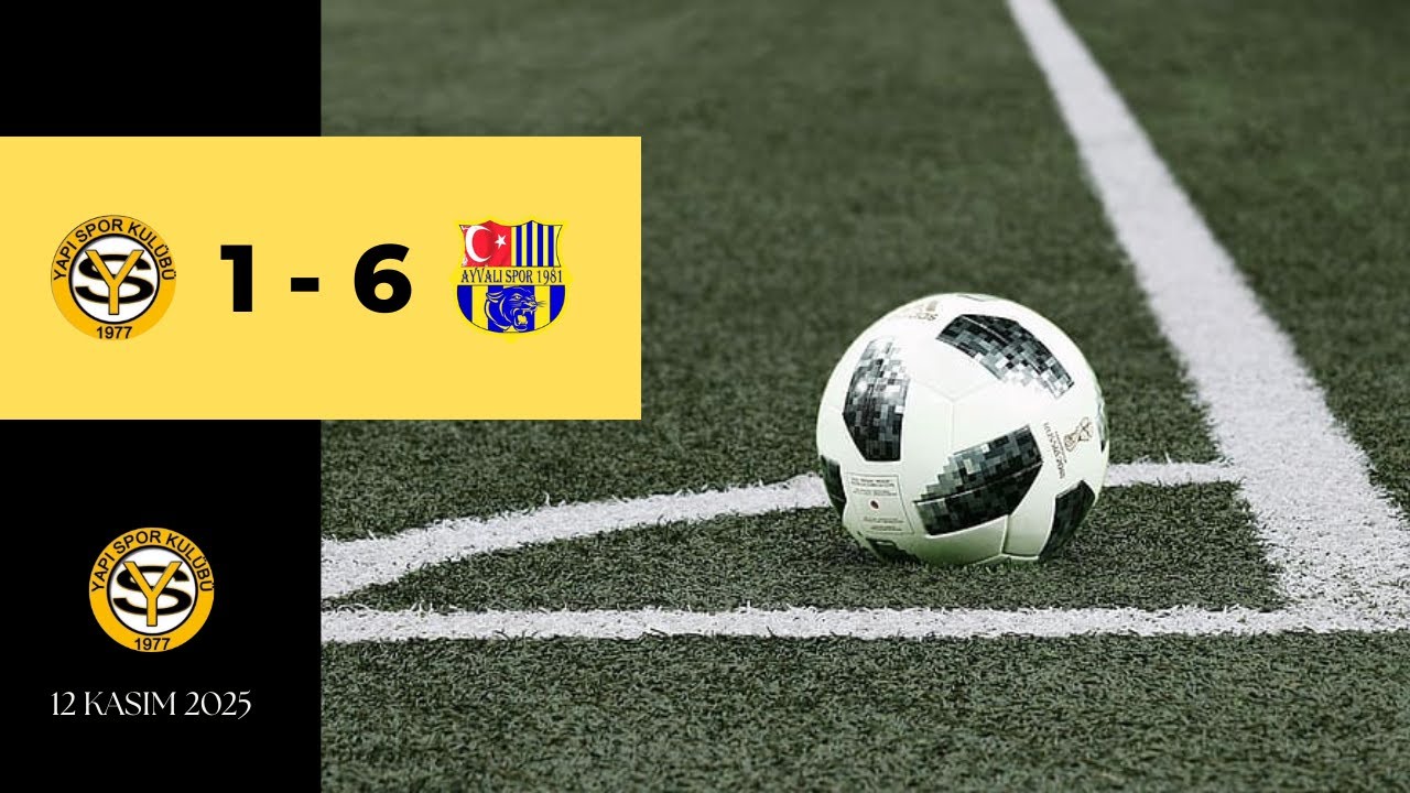 U14 Ma&ccedil; G&ouml;r&uuml;nt&uuml;leri Yapıspor 1 - 6 Ayvalıspor 12.11.25