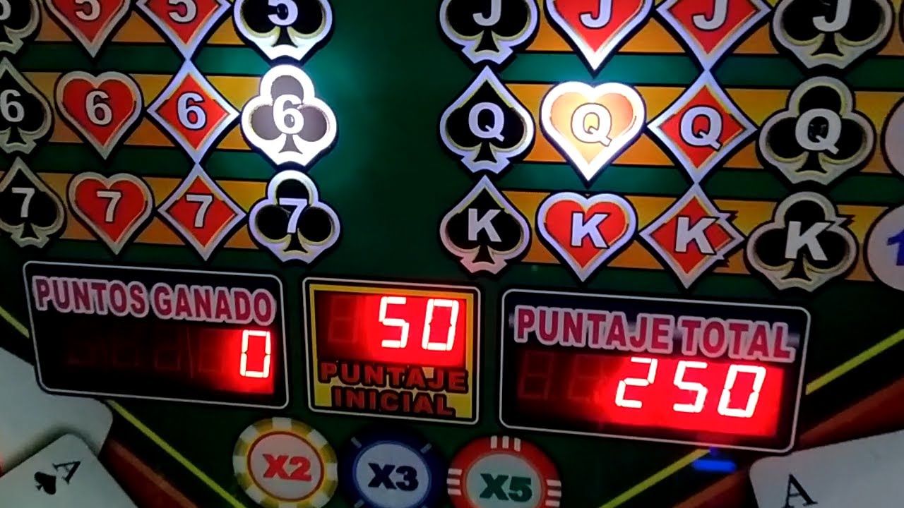 ♠♣JUGANDO X5 EN EL REY DEL POKER♥♦ MAQUINAS PINBALL / TRAGAMONEDAS