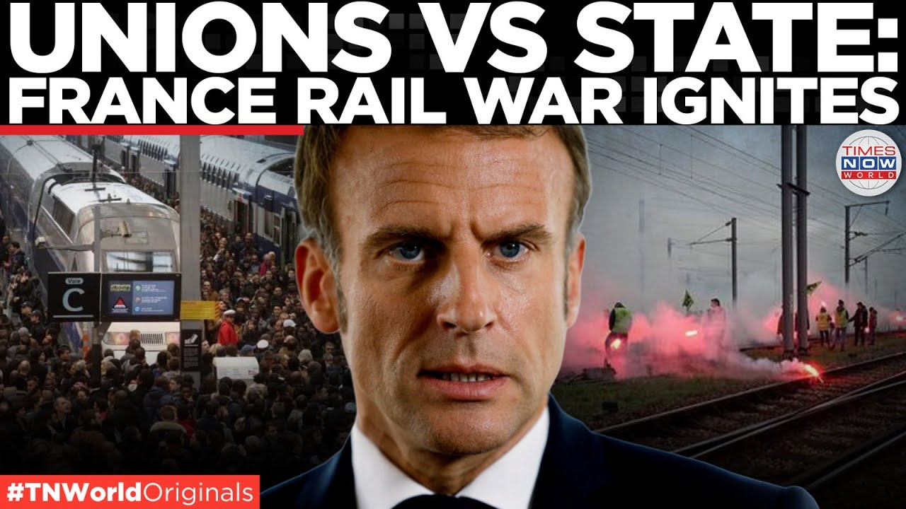 France Rail Chaos as Protests Block Tracks Over Privatization Vote in Normandy Region Erupts Now !