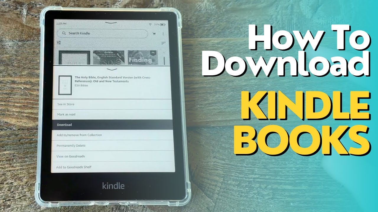 How to Download Books on Kindle