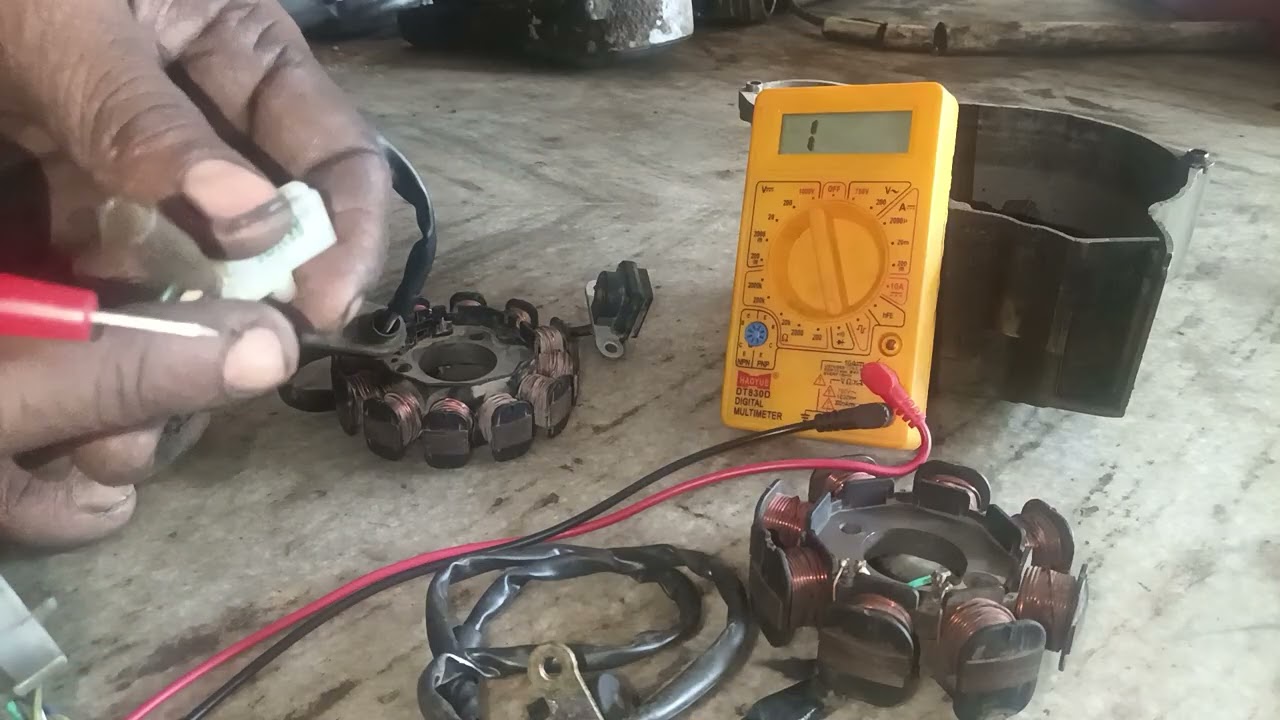 Hero Megnet coil KESE cheak kere multimeter se jane.