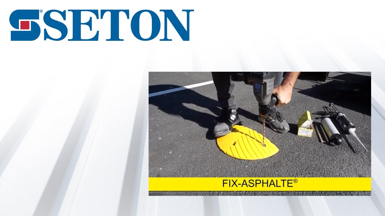 FIX ASPHALTE® - Fijación desmontable con resina para asfalto