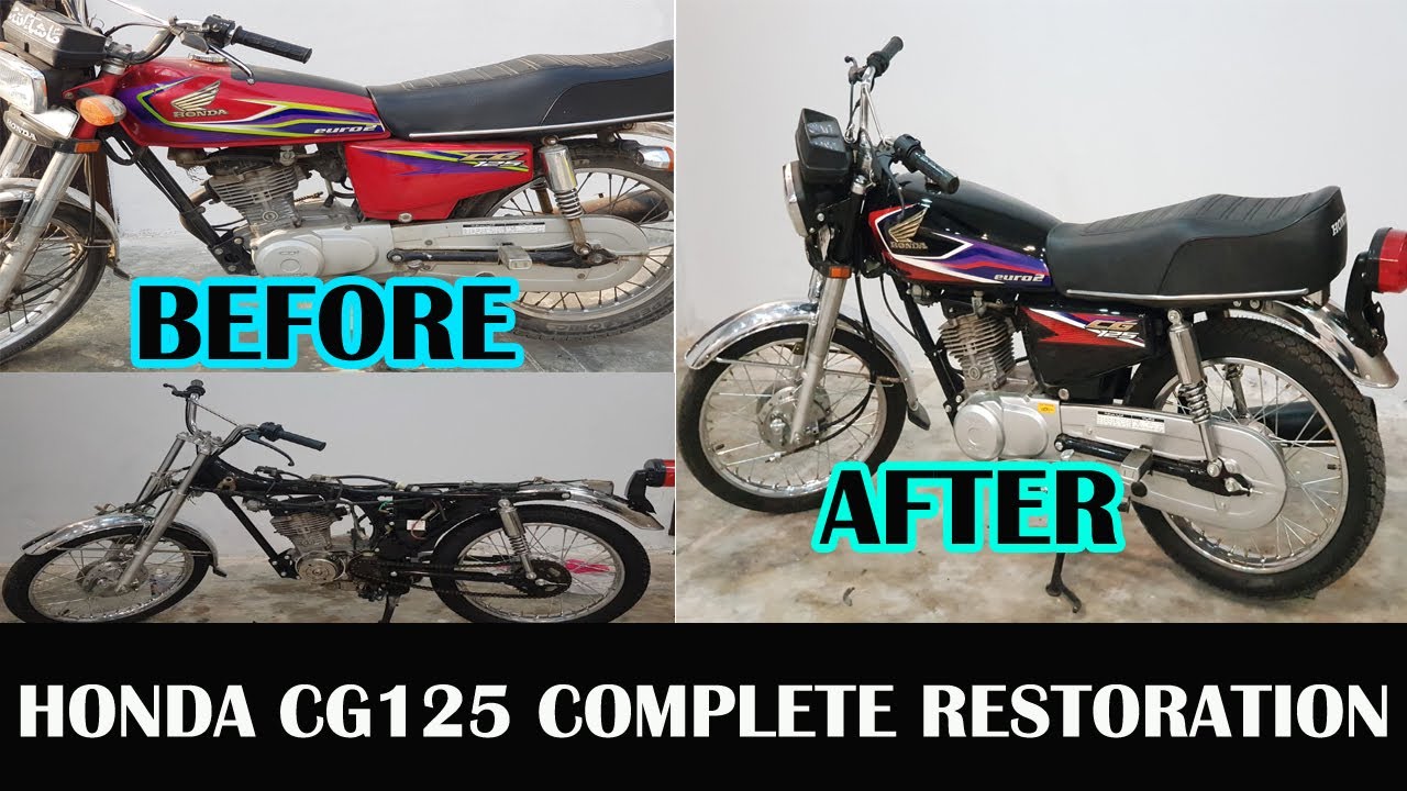 honda cg125 2017 model restoration | mototrend. pk