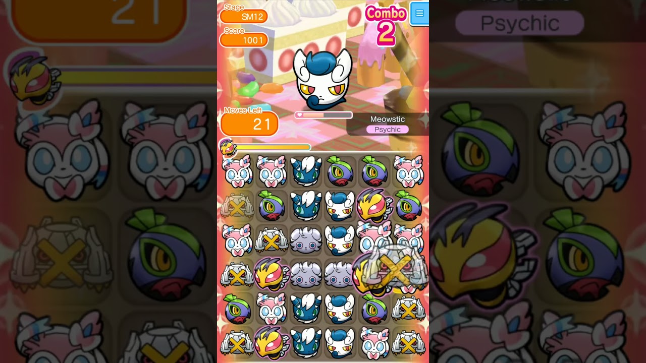 Pokémon Shuffle - Survial Mode - New Record - 57 Stages - 20190914