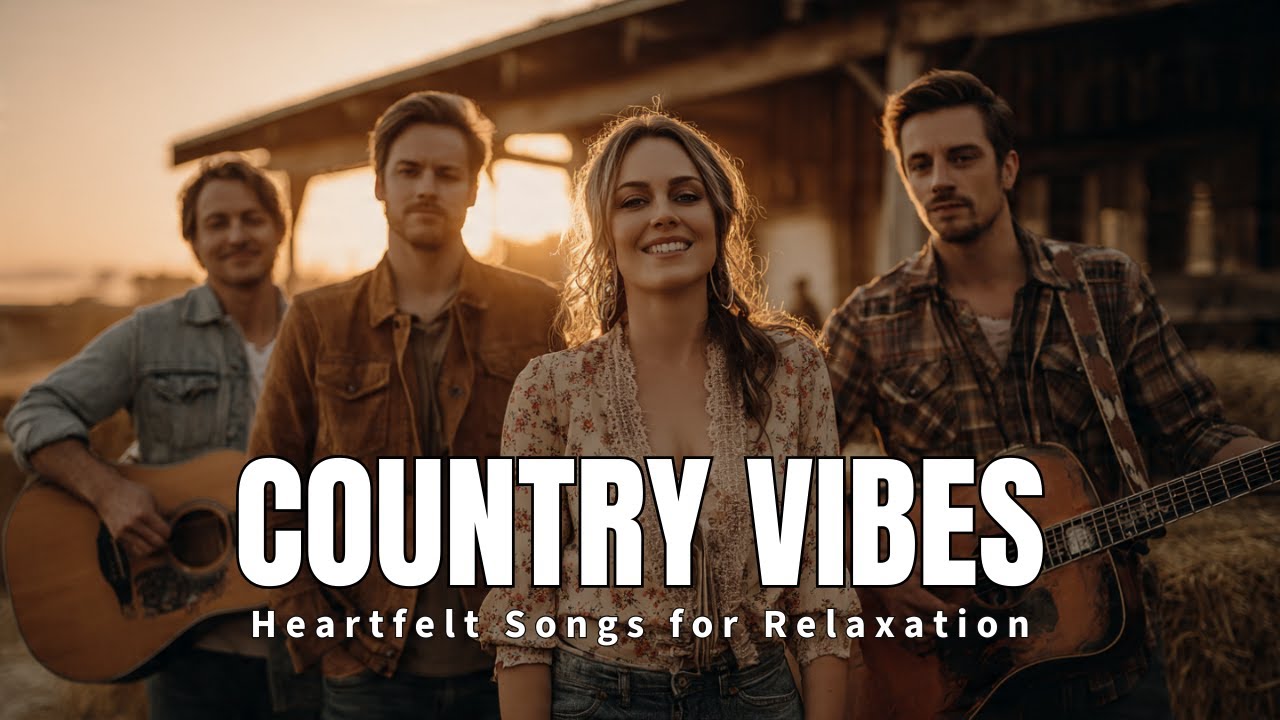 Calm and Easy Country Music Mix from the 90s for Background Music and Relaxing Moments