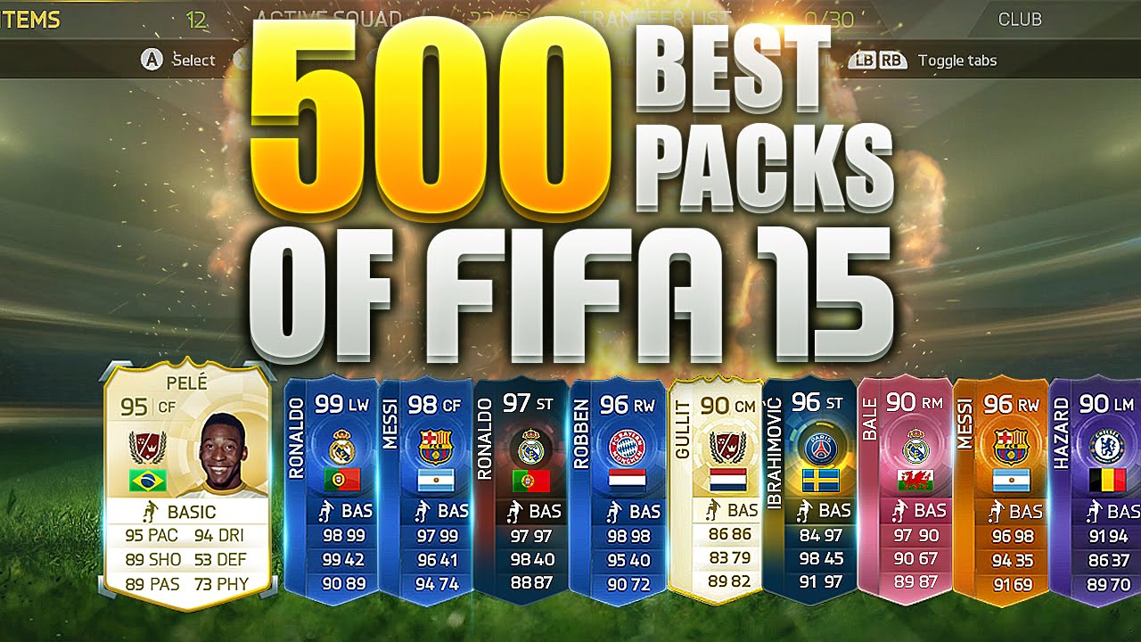 PELE IN A PACK !! TOP 500 BEST PACKS OF FIFA 15 - BEST FIFA 15 PACK OPENING REACTIONS IN THE WORLD !