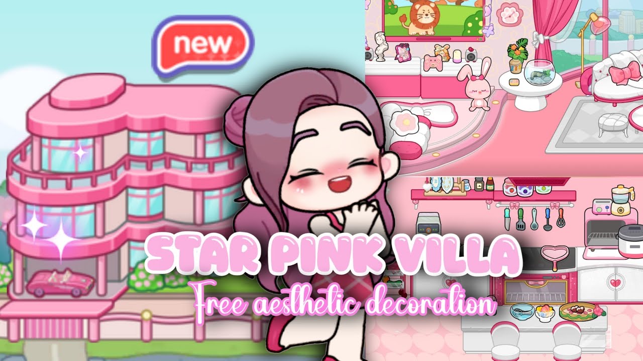 DECORATING STAR-PINK VILLA F2 🌸💖 | Game World: Life Story 🎀✨