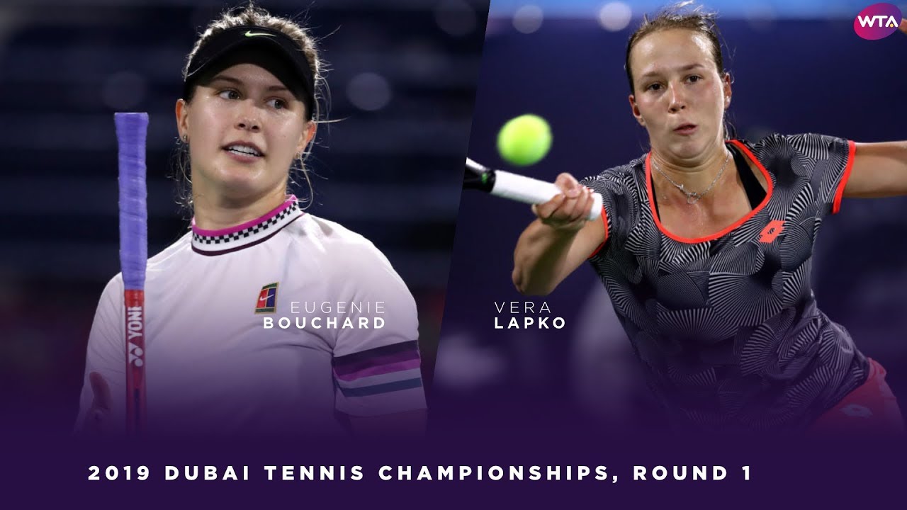 Eugenie Bouchard vs. Vera Lapko | 2019 Dubai First Round | WTA Highlights