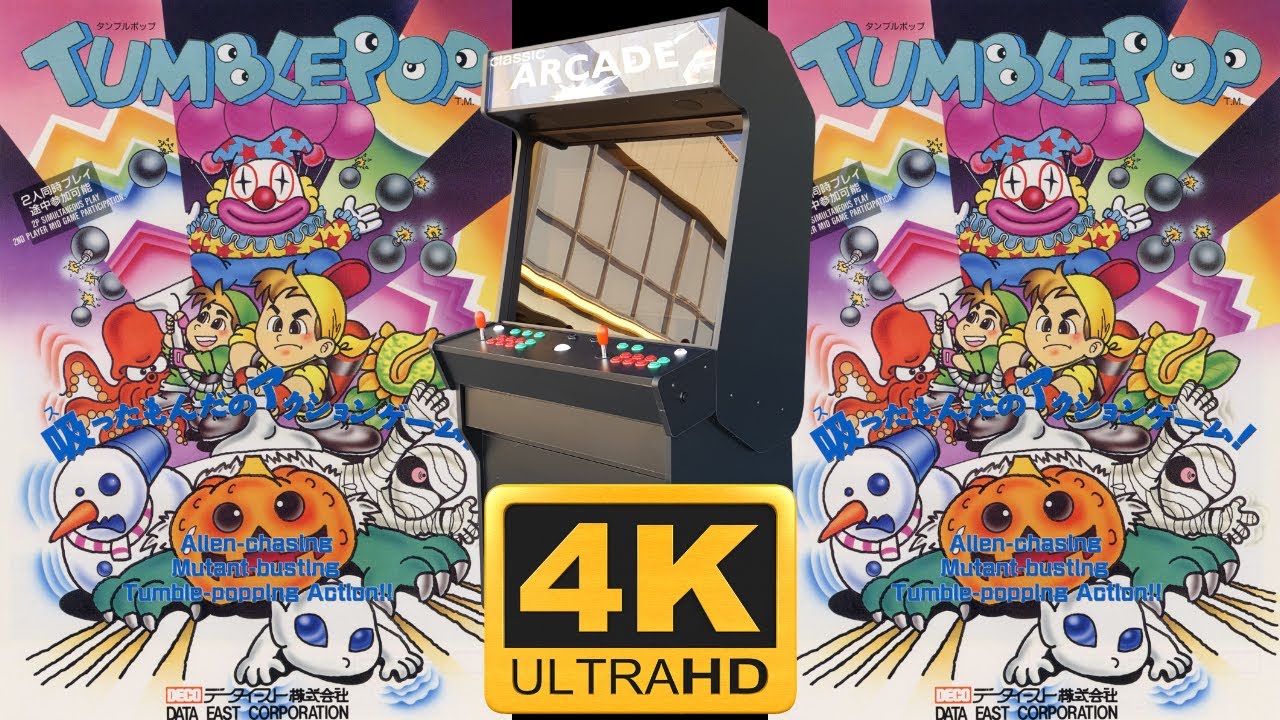 Tumblepop | ARCADE | 4K60ᶠᵖˢ UHD🔴 | Longplay Walkthrough Playthrough Full Movie Game