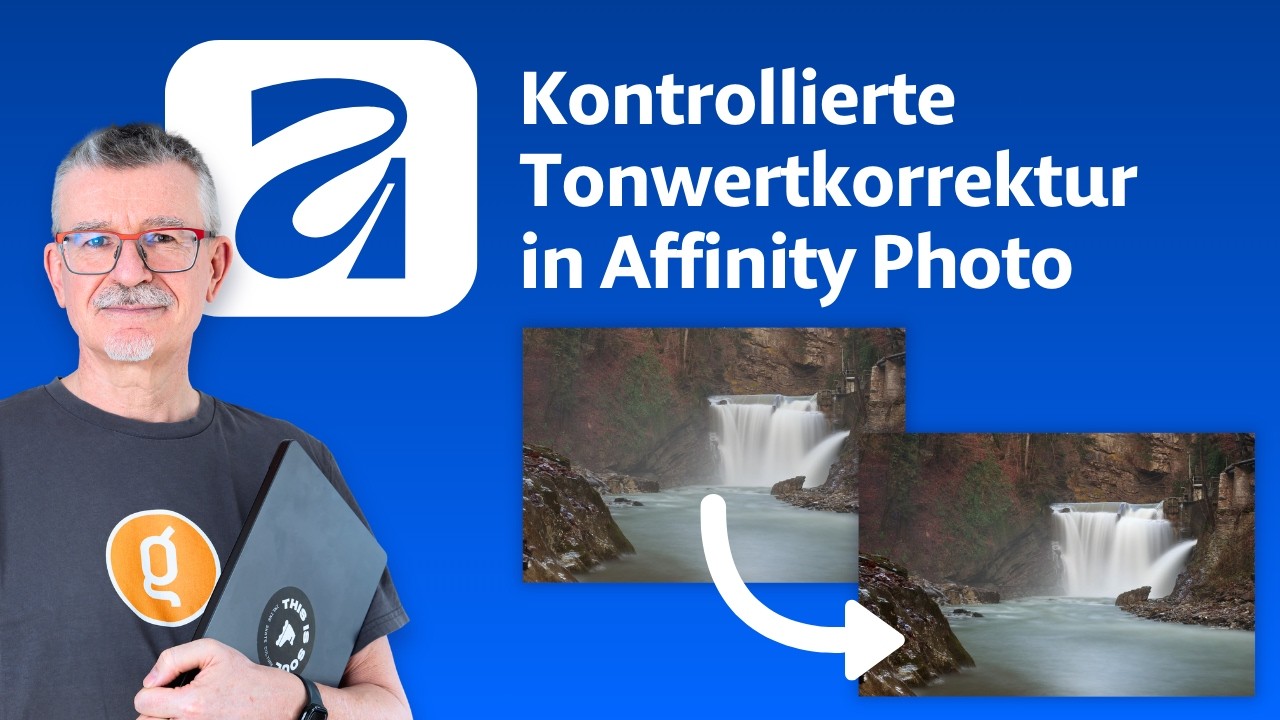 Affinity Photo: Kontrollierte Tonwertkorrektur in der Pixel Persona von Affinity Studio