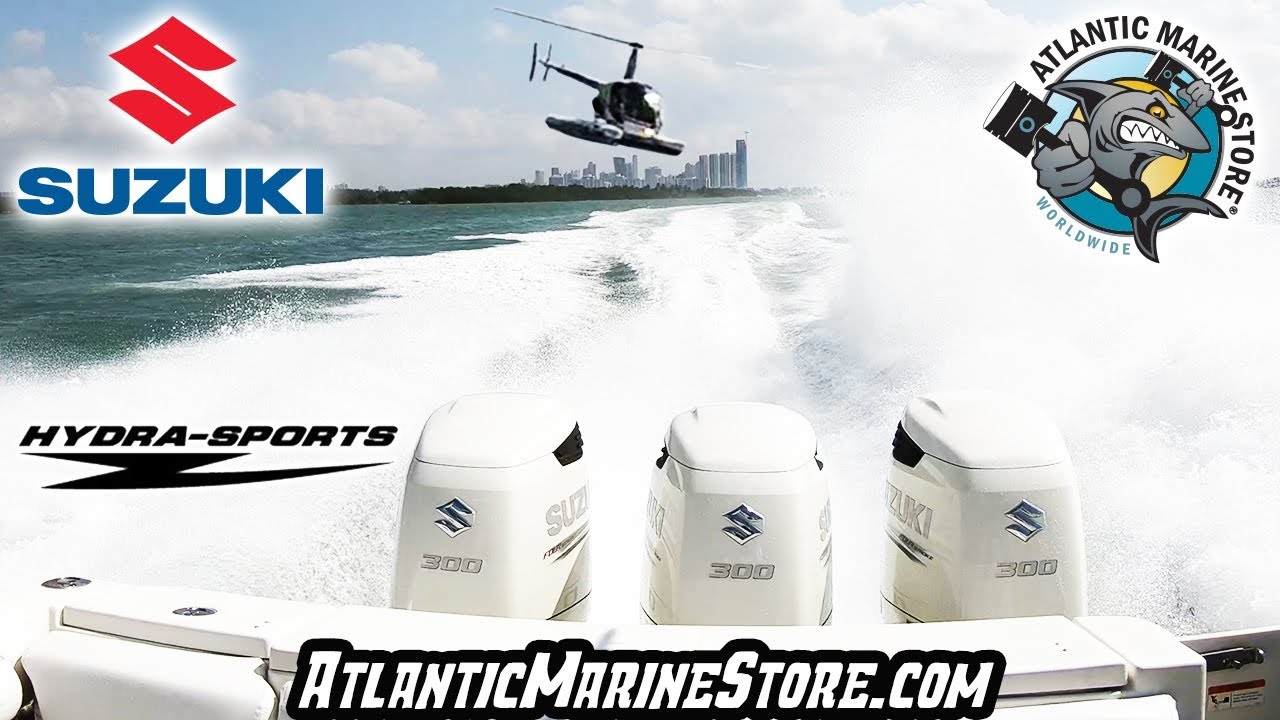 33' Hydra-Sports Vector Express Races Helicopter with Triple 300HP Suzuki's