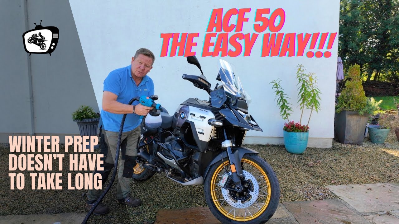 The EASY way to ACF 50 your motorcycle | Winter Preparation