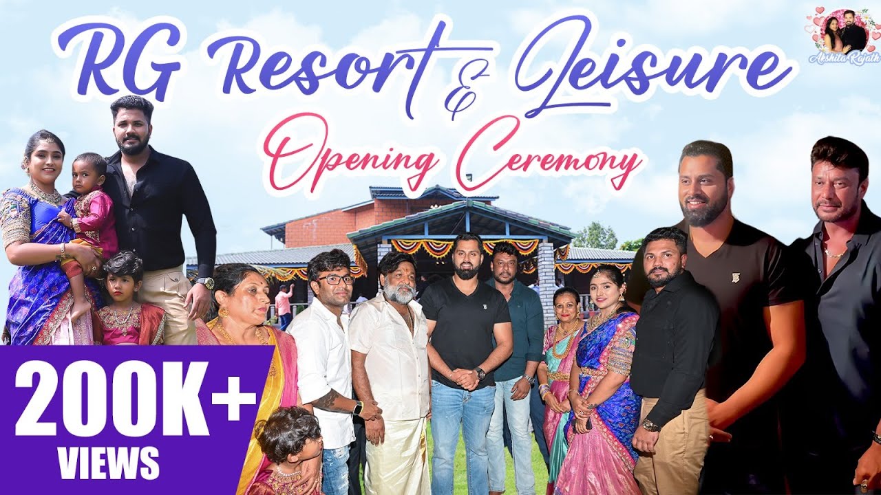 🏞️ RG Resort & Leisure Opening Ceremony | Darshan |📍Mandya |  @AkshitaRajath