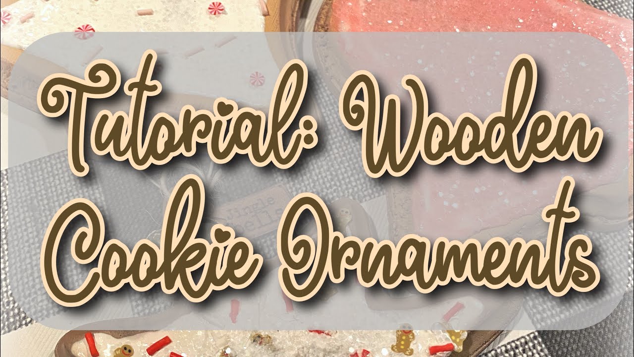 How to make cookie ornaments out of wood shapes