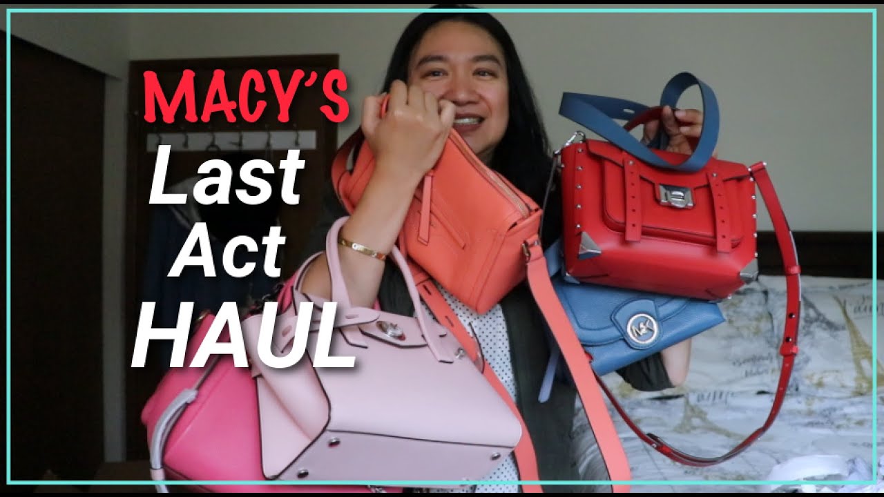 MACY'S LAST ACT BAG HAUL || COACH, Michael Kors