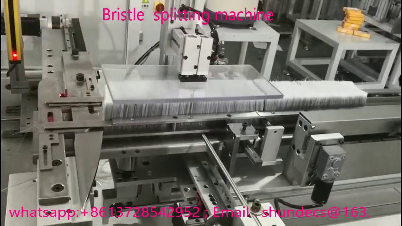 Bristle splitting for paint brush