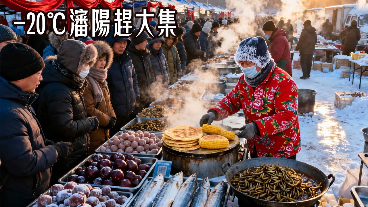 -20℃的嚴冬沈陽大集饗宴：手工火勺、酸菜簍子與東北特色甜鹹美味