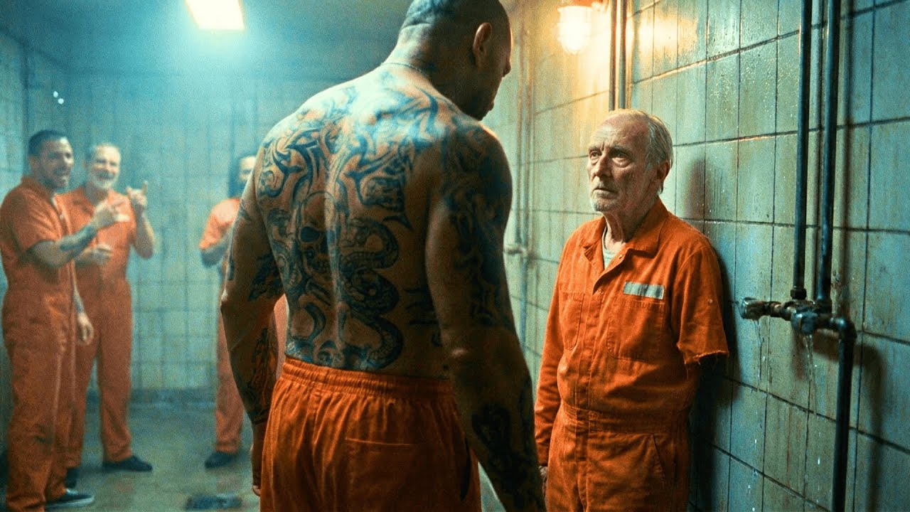 Prison Gang Corners a One Armed Old Man in the Showers — Not Knowing He’s a Grandmaster of Aikido!