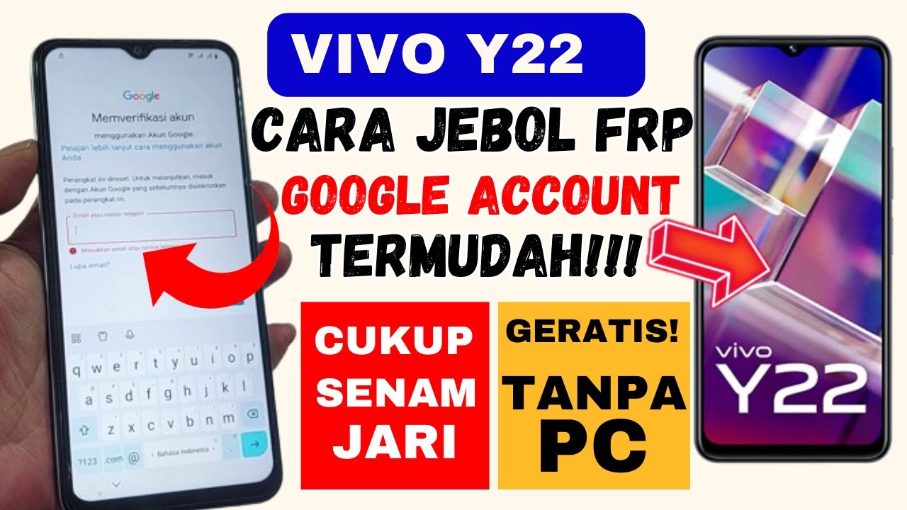 CARA BYPASS FRP VIVO Y22‼️  ANDROID 14 NEW SECURITY FREE TANPA PC