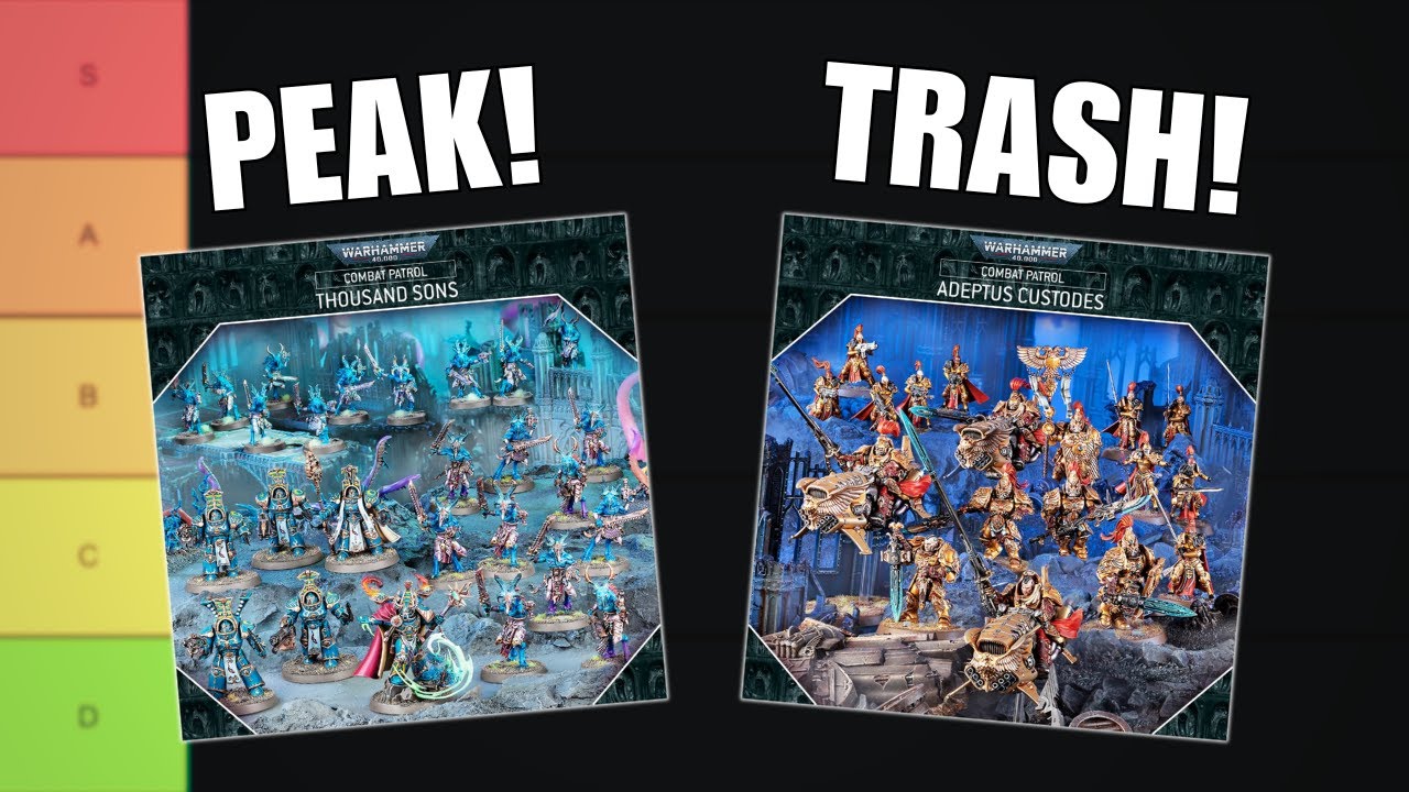 Part 2 of the MOST Trustworthy (Totally Not Biased) Combat Patrol Tier List