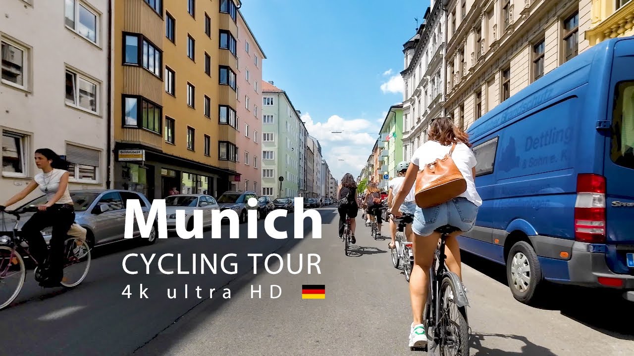 Munich LIVE! Cycling tour! [4k]