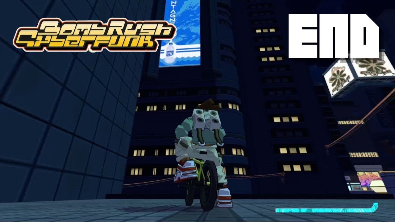 BOMB RUSH CYBERFUNK Gameplay Walkthrough - THE END - No Commentary