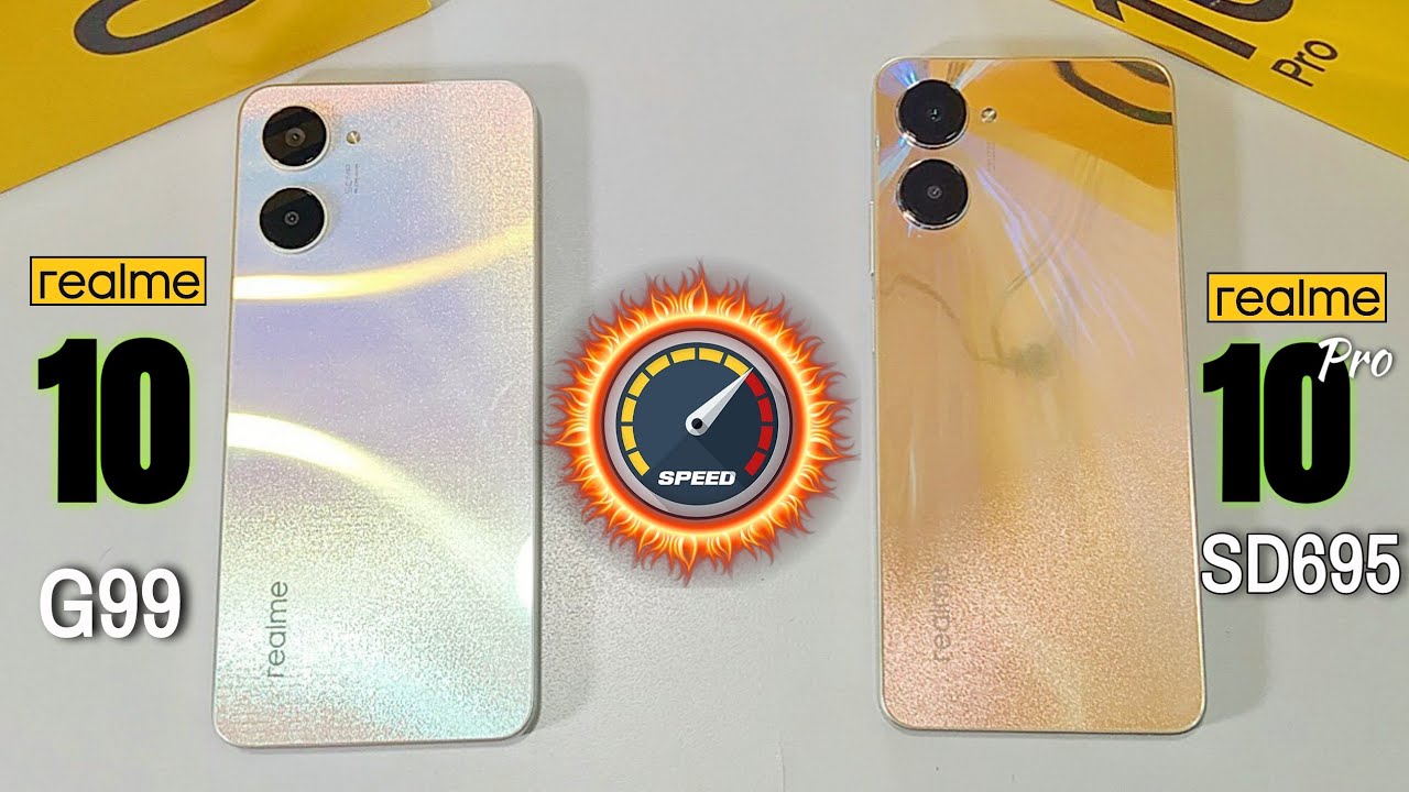 Realme 10 Vs Realme 10 Pro Speed Test | Helio G99 Vs SD 695 Speed Test | Atul Tech Bazaar