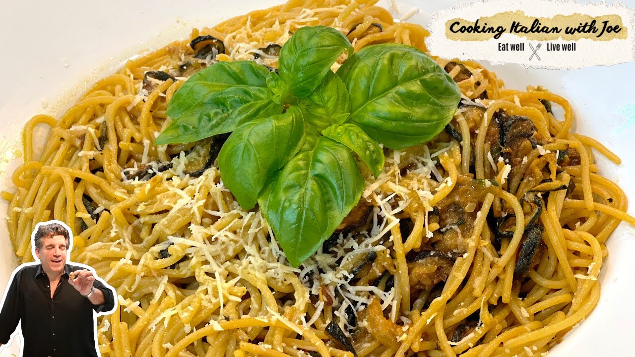 Spaghetti with Zucchini all Nerano Stanley Tucci | Cooking Italian with Joe