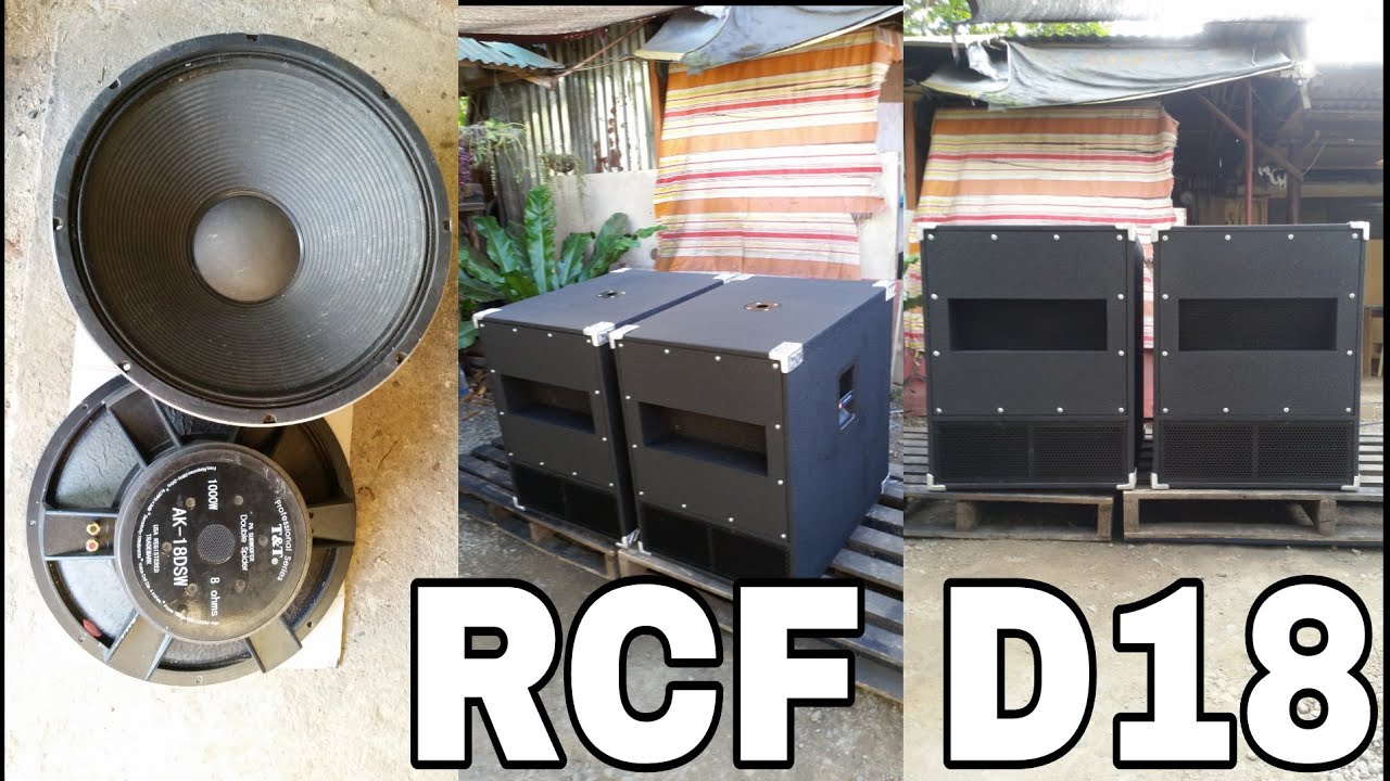RCF D18.. LOADED TNT SUBWOOFER 1000 WATTS