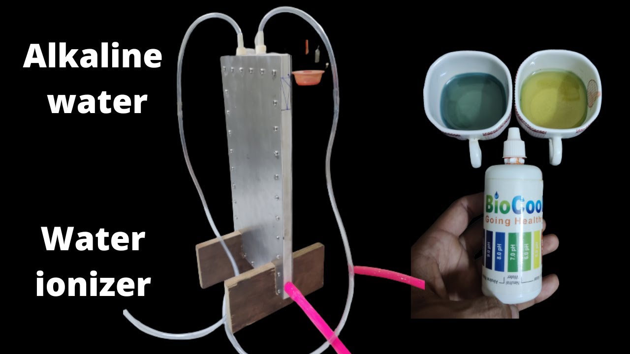 Home made Alkaline water machine (water ionizer)