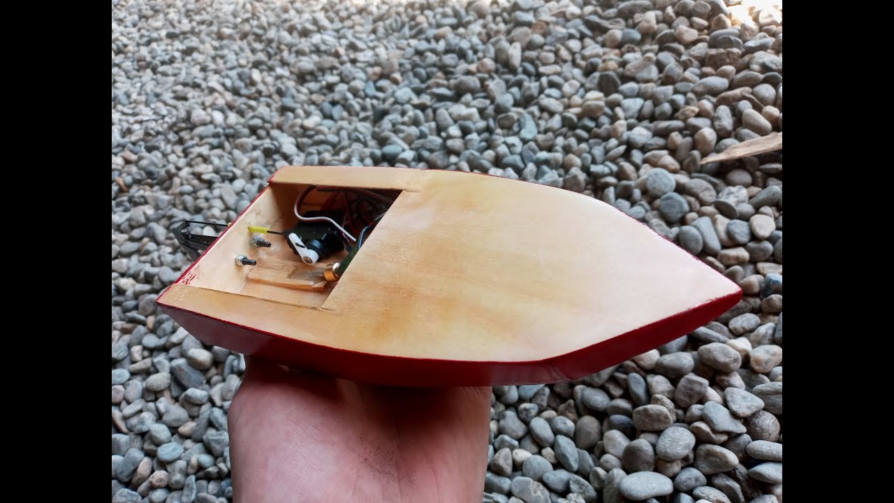 DIY Wooden Mini RC Boat Build