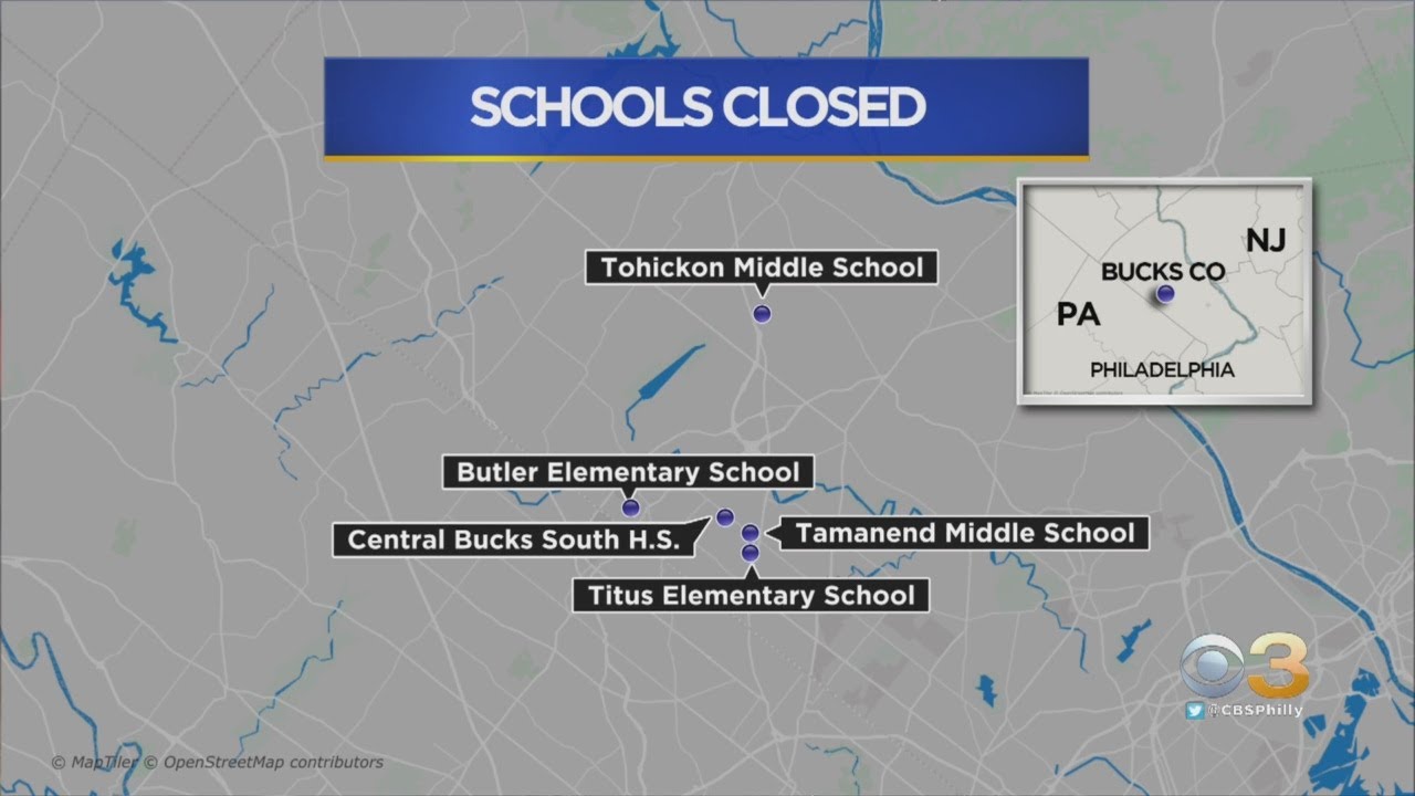 5 Central Bucks County Schools Closed For Deep Cleaning Over Coronavirus Concerns
