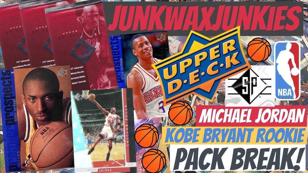 Upper Deck 1997 SP Basketball pack break Micheal Jordan and Kobe Bryant Rookie card hunt
