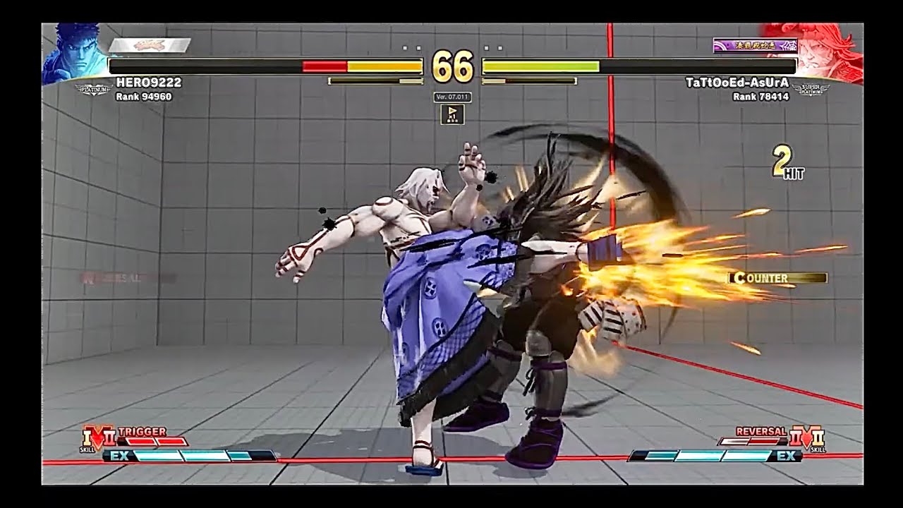 街霸5／快打旋風5／Street Fighter 5／SFV：Zeku vs Ryu（2026/01/02）